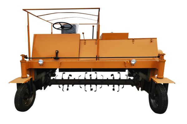 crawl type compost machine for biochar powdered production line